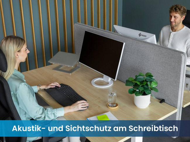 Ergotopia Focus Schreibtisch Trennwand - 3